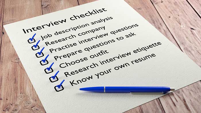 Resume Jobs Checklist