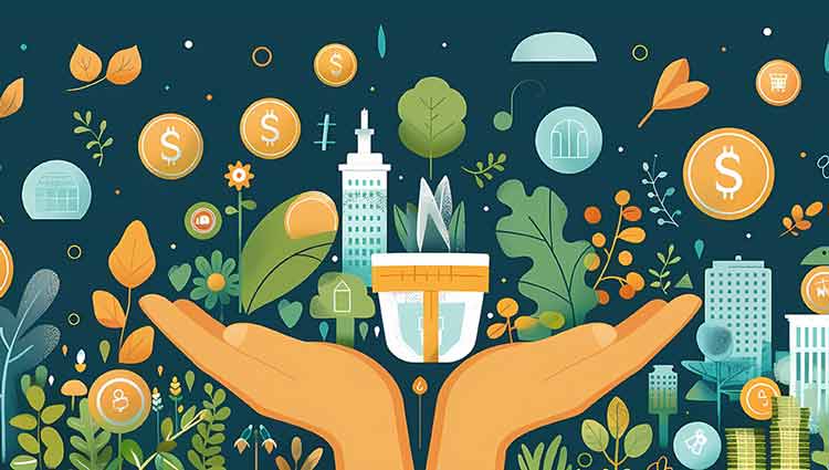 Various artwork for the blog guide to planned giving program