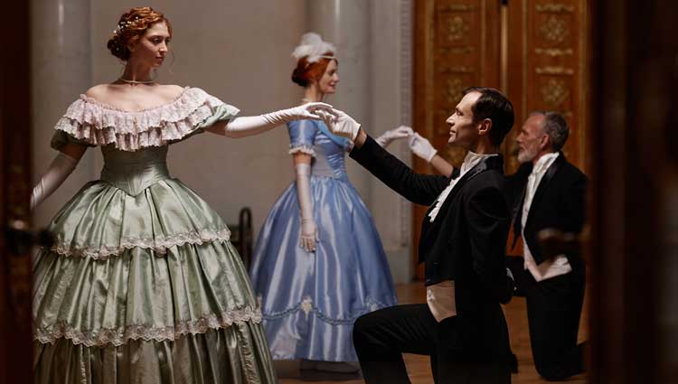 An image of a man and woman who are going to dress the part.
