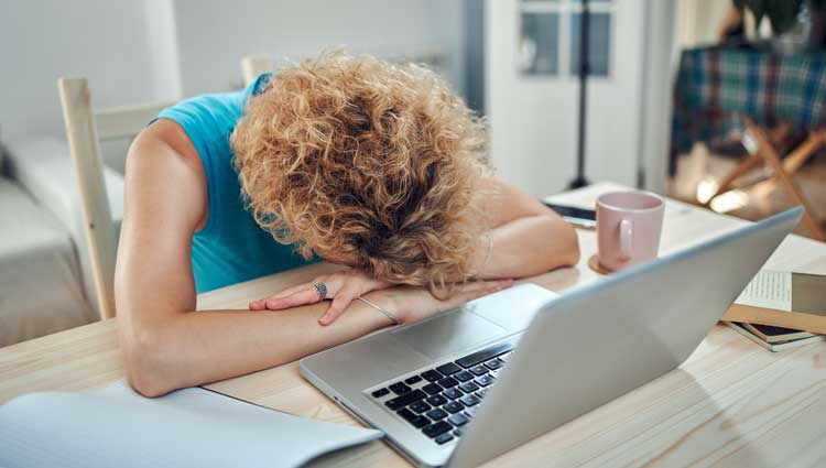 An image of a woman dealing with Career Issues.