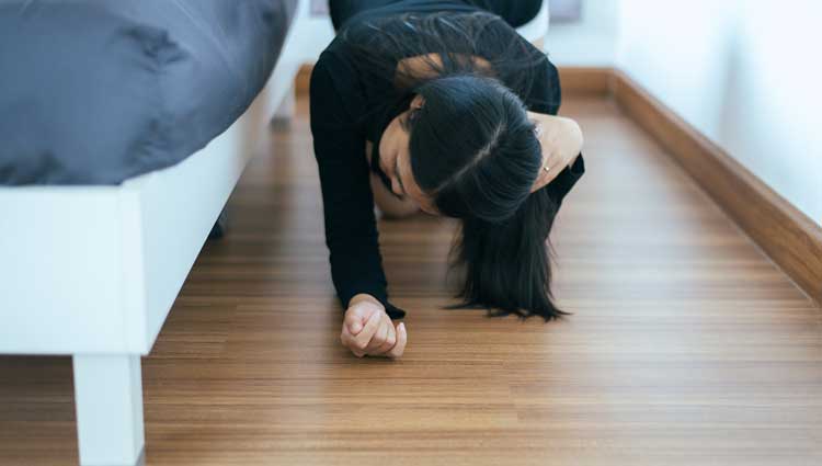 An image of a woman hoping to Never Lose Anything Again.