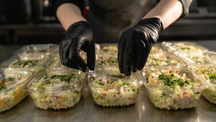 An image of person showing easy meal prep.